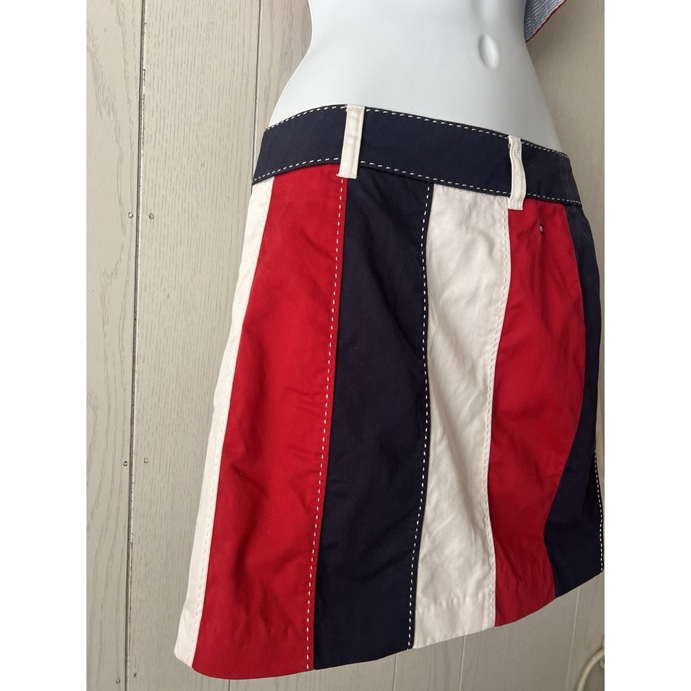 Rare 1990's Tommy Hilfiger USA Flag Halter Top Skirt Set Large & 6 Vintage Stars - Picture 3 of 16